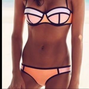 Triangl bustier bikini set